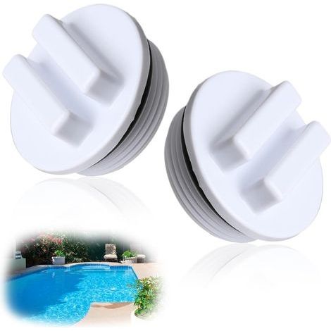 2-teiliger Satz Winter-poolstopfen (1 1/2 Zoll) – Frostschutz-stopfen Für Rücklaufleitung, Pool-skimmer-ventildeckel, Langlebige Winterabdeckung Zum Schließen Des Pools Im Winter