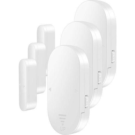 3 Stück Tür- Und Fensteralarme Mit Verzögerung Doppelseitiger Magnetischer Auslöser Kabelloser Sensor Für Die Häusliche Sicherheit
