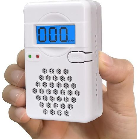 Kohlenmonoxid-detektoren, 3 Jahre Standby-laufzeit, Co-erkennungsbereich Von 0–999, Leistungsstarker Kohlenmonoxid-detektor Mit 85 Db Für Reisen Und Camping (netzbeutel, Batter