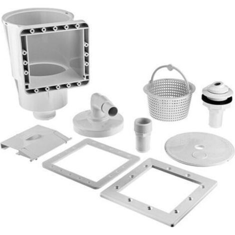 Skimmer-set Für Pool Skimmer Für Aufstellpool Komplettes Skimmer-set Mit Rücklaufdüse Für Feste Installation