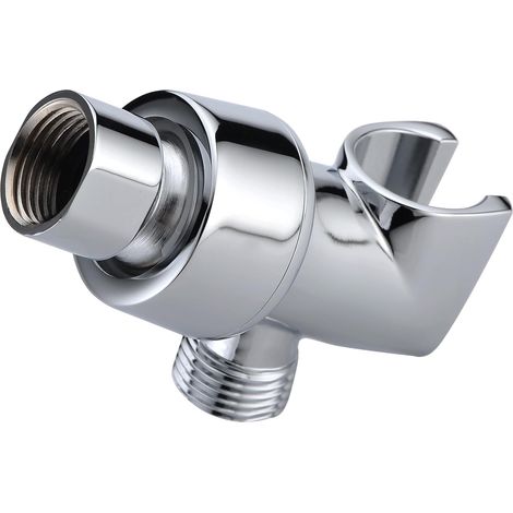 Metall-duschhalter Für Handbrause, Verstellbarer Duscharm Mit Universeller Wandhalterung Und Messing-kugelgelenk, Hochglanzverchromt