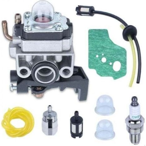 Carburateur Debroussailleuse Pour Honda Gx35 Gx25 Gx22 Gx31 Carburateur Remplace Oem 16100-z0z-034 Avec Joint, Xu, Bougie D'Allumage, Tuyau, Bulles D'Huile -