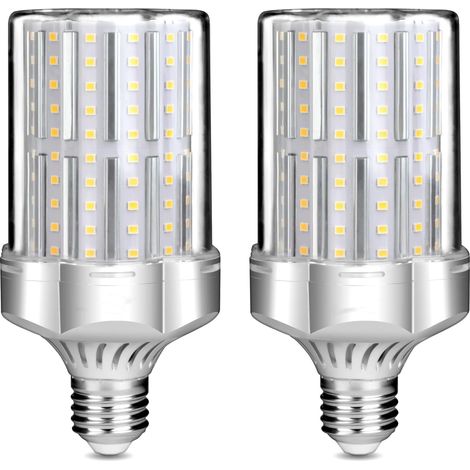 32w Led-lampen, Ersatz Für 260w Glühlampe, 3600 Lm, 3000k Warmweiß, E27 Edison-schraubfassung, 2 Stück [energieeffizienzklasse E]