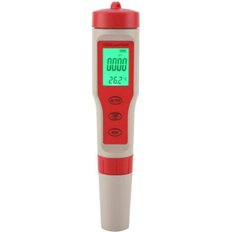 4-in-1-wasserqualitätsprüfer Ph Tds Ec Temperatur Mit Hintergrundbeleuchtung Ohne Batterien -