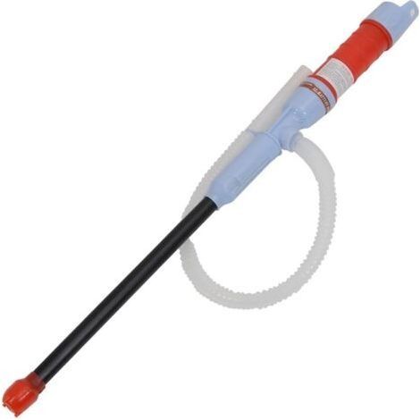 1 Stück Tragbare Batteriebetriebene Wasserpumpe, Dieselpumpe, Elektrischer Förderpumpe, Kraftstoff-siphonpumpe, Ölpumpe, Benzinpumpe, Wasserabsaugpumpe (rot)