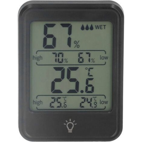 Mini-digital-thermometer Und Hygrometer Für Innen- Und Außenbereich Mit Digitaler Anzeige Von Temperatur Und Luftfeuchtigkeit -