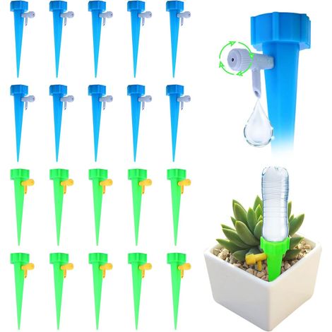 Automatische Bewässerungssysteme, Tropfbewässerungs-kit Mit Langsamabgabe-bewässerungssystem, Automatische Pflanzenbewässerung (20 Stück)