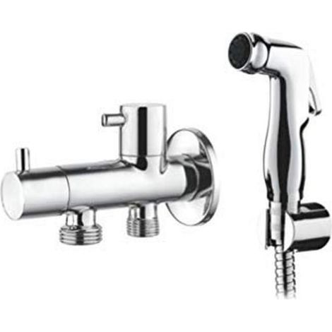 Ibergrif - Wc-brauseset Mit Schlauch, Halterung, Handbrause, Chrom