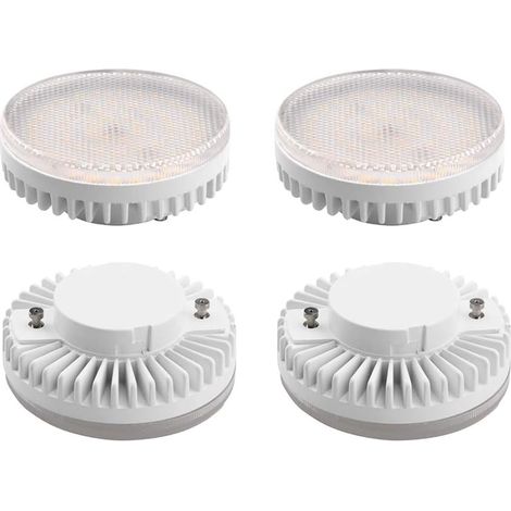 5w Gx53 Led-lampe, Sehr Hell, 1000lm, Kaltweiß 6000k, Entspricht Einer 100-w-halogenlampe, Für Die Beleuchtung Von Unterschränken Und Zählern, Regalen Usw. (4 Stück, Nicht Dimmbar)