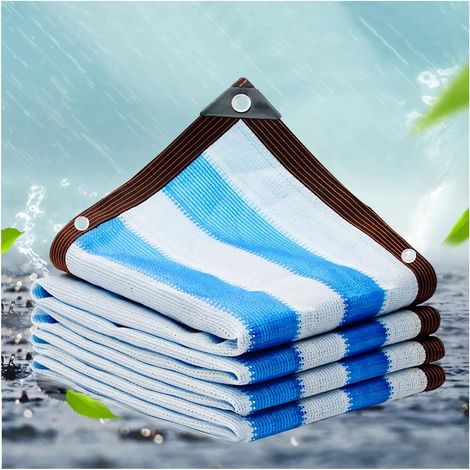 Filet D'Ombrage, Voile D'Ombrage Renforcée Et Épaissie, Filet Coupe-vent Pour Serres Avec Œillets (2x5 M)