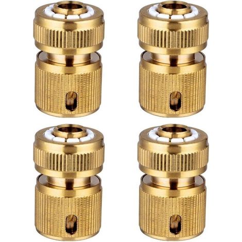 4-teiliges Set Aus Messing-schnellkupplungen Für Bewässerungsschläuche, 1/2 Zoll Schnellkupplungen