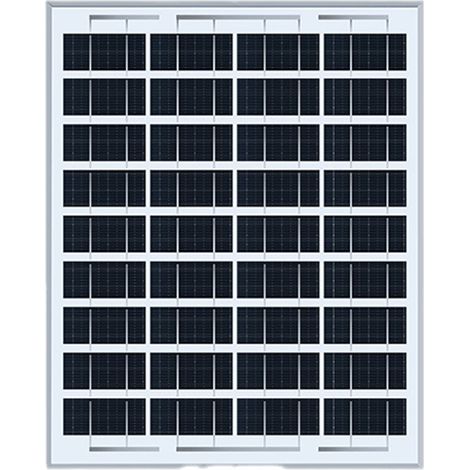 Solarmodul, 20w, 18v, 350x550 Mm, Schwarz