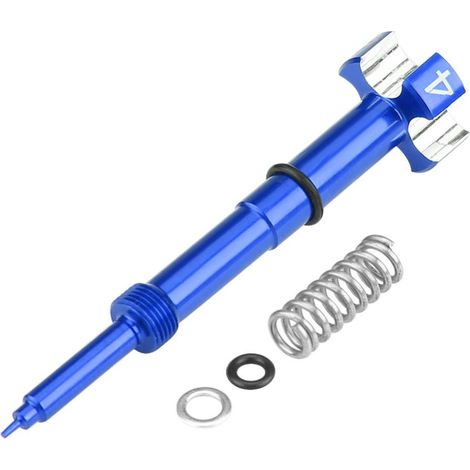 Ensemble De Moto Vis De Mélange De Carburant Pour Carburateur En Cnc Vis De Mélangeur Ajusteur Fcr Avec Joint Torique(blue)