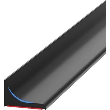 Selbstklebendes Silikon-wasserrückhalteband Für Arbeitsplatten, Silikon-duschbarriere, Anti-überlauf-stange Für Italienische Duschen, Geeignet Für Küchen Und Badezimmer, Schwarz