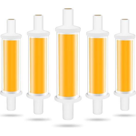 Ampoule Led R7s 78mm, 4.2w R7s Led Ampoules Équivalent 50w Lampe Halogène, Lumière Blanc Chaud 3000k 600lm Cob Tube Led R7s, Non Dimmable, Angle De Faisceau 360°, Sans Scintillement