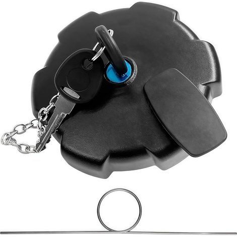 Kraftstofftankdeckel Mit Kette, 2 Schlüssel Und 1 Haken, Abschließbar, Auto-zubehör Für Man Tga Tgx Tgs Actros Atego 80 Mm, Für Volvo L60, L70, L110, L120, L150, L180, L220, L350