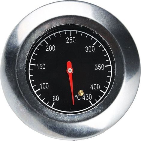 Aiducho Edelstahl-thermometer, Metallthermometer Für Gasgrill, Edelstahl-grillthermometer (60°c - 430°c)