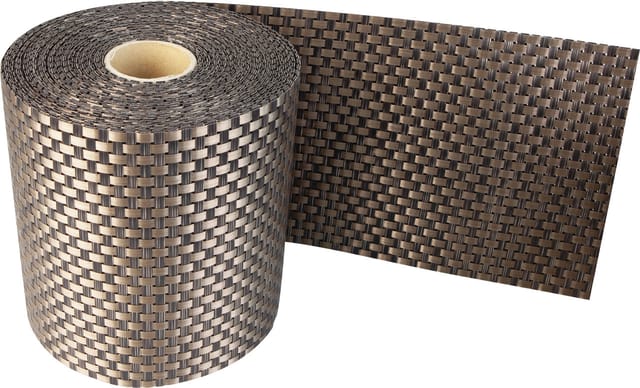 Windhager Sichtschutzstreifen Darby 19 Cm X 21 M, Goldbraun Balkonblende