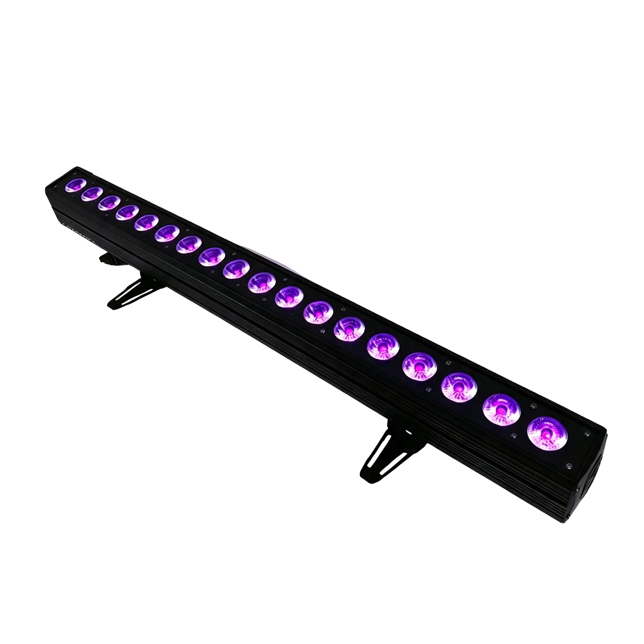 Led Wandfluter, 18x18w Rgbwa+uv, Verstellbarer Abstrahlwinkel, 18x18w 6in1-1pcs
