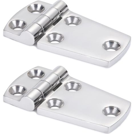 Tragbares Scharnierhalterung Aus Edelstahl, Robust Und Langlebig. Bootsscharnier Aus Edelstahl, Schrank-scharnier, Plattform-scharnier, Rostfreier Marine-stahl Sus316, 2 Stück, 38 Mm X 71 Mm