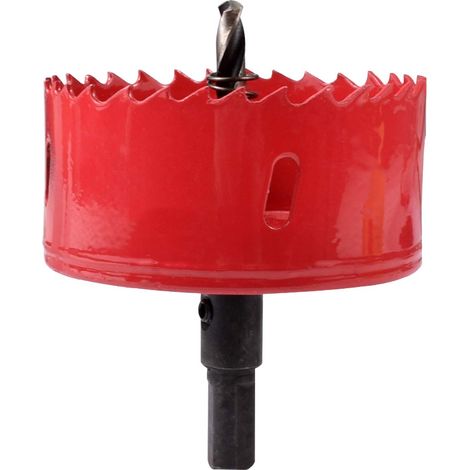 Scie Cloche, M42 Hss 95 Mm, Scie Cloche Pour Fer, , Bois, Cloison Sèche, Tuyau, Plastique, Panneau De Fibres De Bois