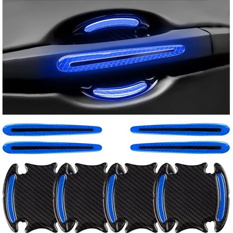 8 Stück Kratzschutz-aufkleber Für Auto-türgriffe, Folienaufkleber Für Türgriffe, 3d-aufkleber Für Autotürgriffe (blau)