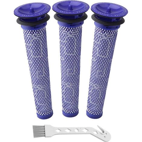3er-pack Kompatible Staubsaugerfilter Für Dyson V6/7/8/dc58/dc59, Blau