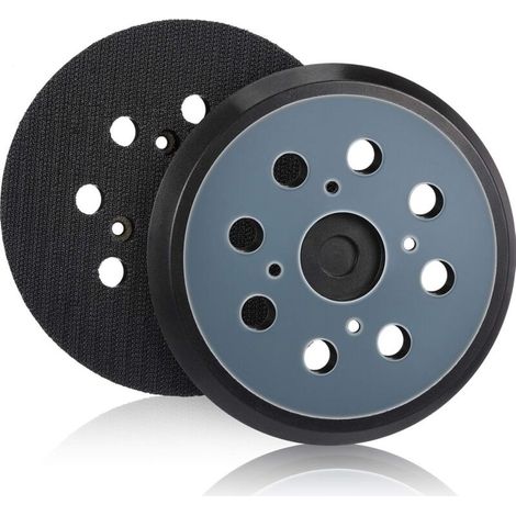 2 Stück 125 Mm Ersatz-schleifteller Für Exzenterschleifer Mit Klettverschluss, 8 Löcher, Flacher Schleifteller, Für Schleifmaschinen (blau)