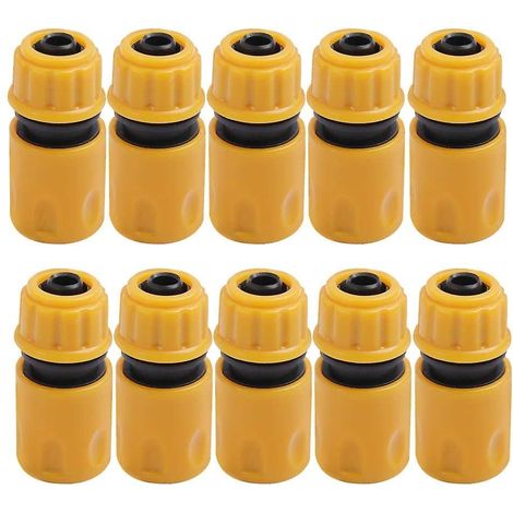 Embout Tuyau D'Arrosage 10pcs, Raccord Tuyau D'Arrosage, Jardin En Plastique Raccords D'Arrosage Rapides, Raccord Arrosage, Embout Arrosage, Raccord Tuyau, Jardin Raccords D'Arrosage Rapides