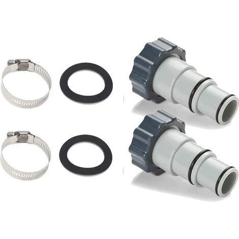 2 Stück Pool-schlauchadapter, Pool-adapter, Adapter Für Pools, Schlauchadapter Für Pumpen, Anschluss Für Pool-schläuche Ø 32 Und 38 Mm