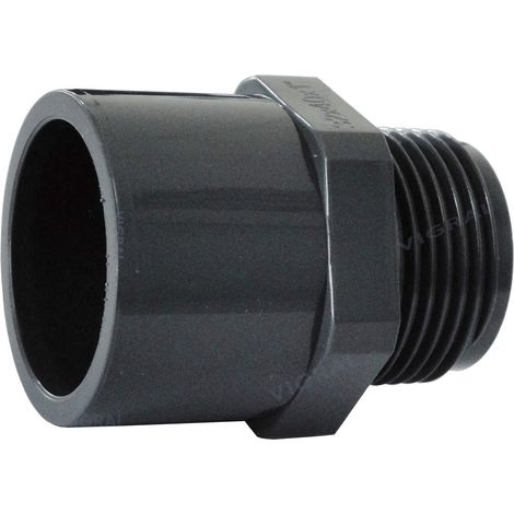Klebefitting Aus Pvc – 50 Mm – T-stück – Pvc-verbindungsstück – 63/50 Mm X 1" 1/2-