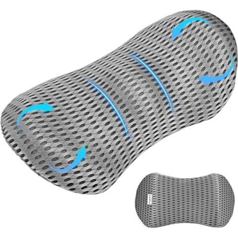 Lendenwirbelkissen, Orthopädisch, Ergonomisches Rückenkissen Mit Atmungsaktivem Bezug, Für Auto Und Sofa, Zur Linderung Von Schmerzen Im Unteren Rückenbereich