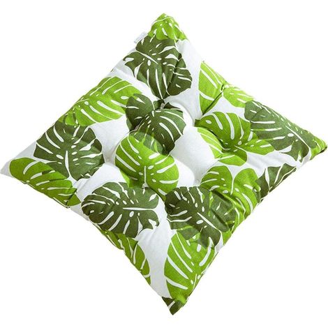Gepolsterter Stuhlkissen, Weicher Druck Für Büro, 45x45cm Quadratisch, Großes Blatt