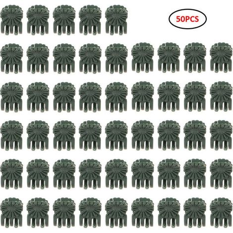50 Stück Pflanzenclips Aus Kunststoff, Ranken-befestigungsclips, Gartenclips Für Orchideen Und Tomaten