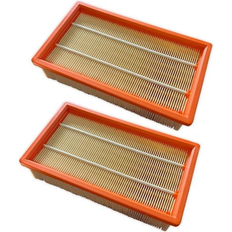 Flacher Plisseefilter Für Kärcher-staubsauger Nt 25/1, Nt 35/1, Nt 45/1, Nt 55/1 – 2 Stück – Staubschutz – Einfache Installation - Nt 361 Nt
