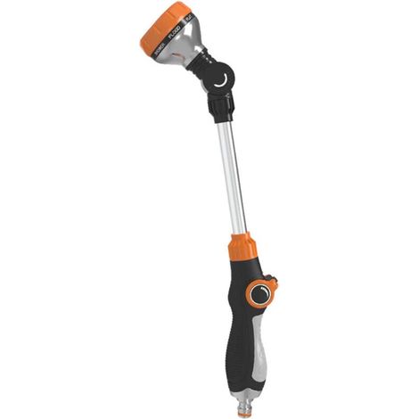 Robuster Metall-wasserstrahl Mit 8 Sprühmodi, 18,5 Zoll Langer Düse Mit Daumendruck-regelung Und Einstellbarem Sprühwinkel Von 180°.
