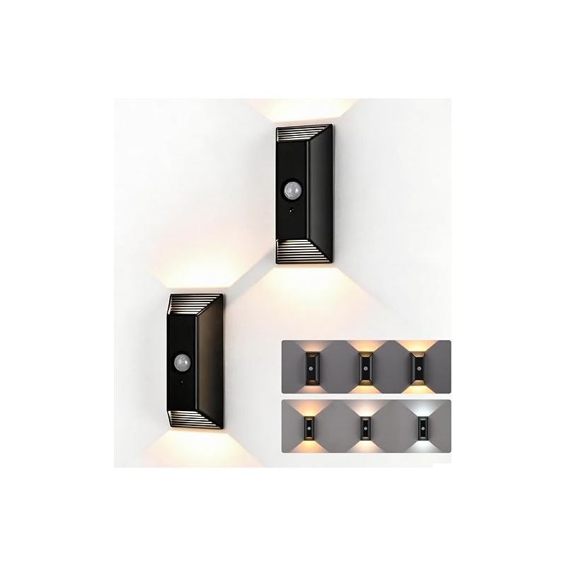 Kabellose, Wiederaufladbare Led-innenwandleuchte Mit Detektor