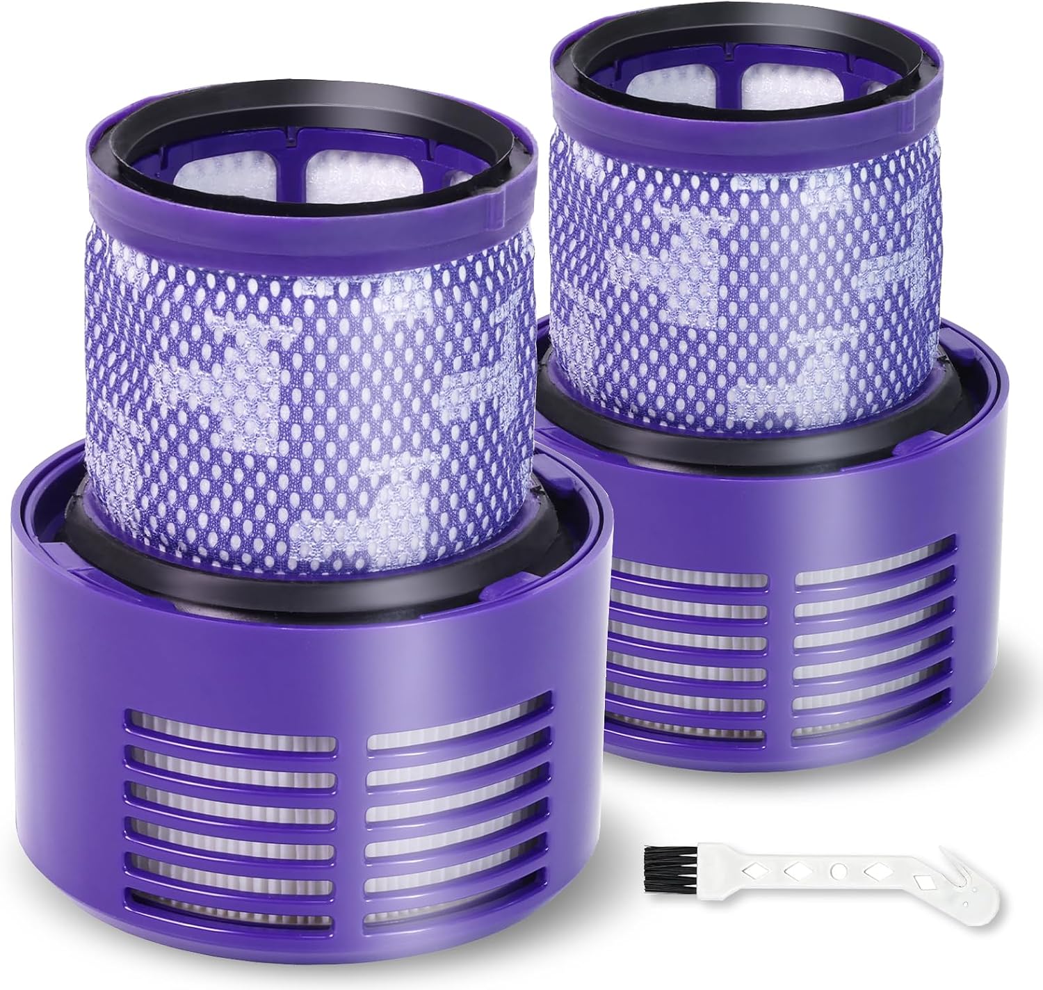 Staubsaugerfilter – 2 Stück – Fsc-zertifiziertes Papier – Waschbarer Hepa-filter – Dyson V10 Sv12 – Kompatibel Mit Animal Absolute