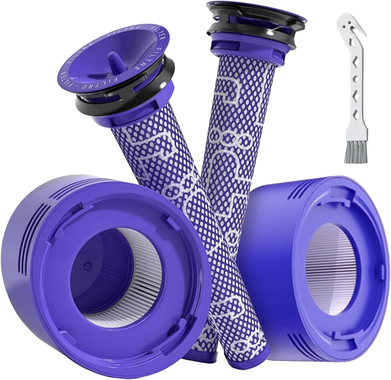 Staubsaugerfilter – 5er-pack – Waschbarer Hepa-filter – Für Dyson V7, V8, Sv10 – Ersatzteil