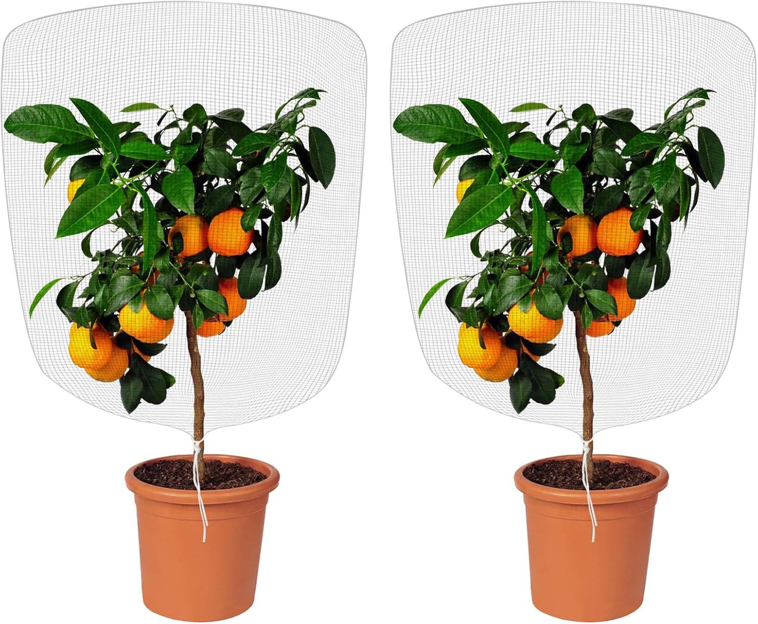 Insektennetz – 2-teilig – Polyethylen – Feinmaschenweite 1,2 Mm – Schutz Für Garten Und Gewächshaus – Weiß, 1 X 1,5 M