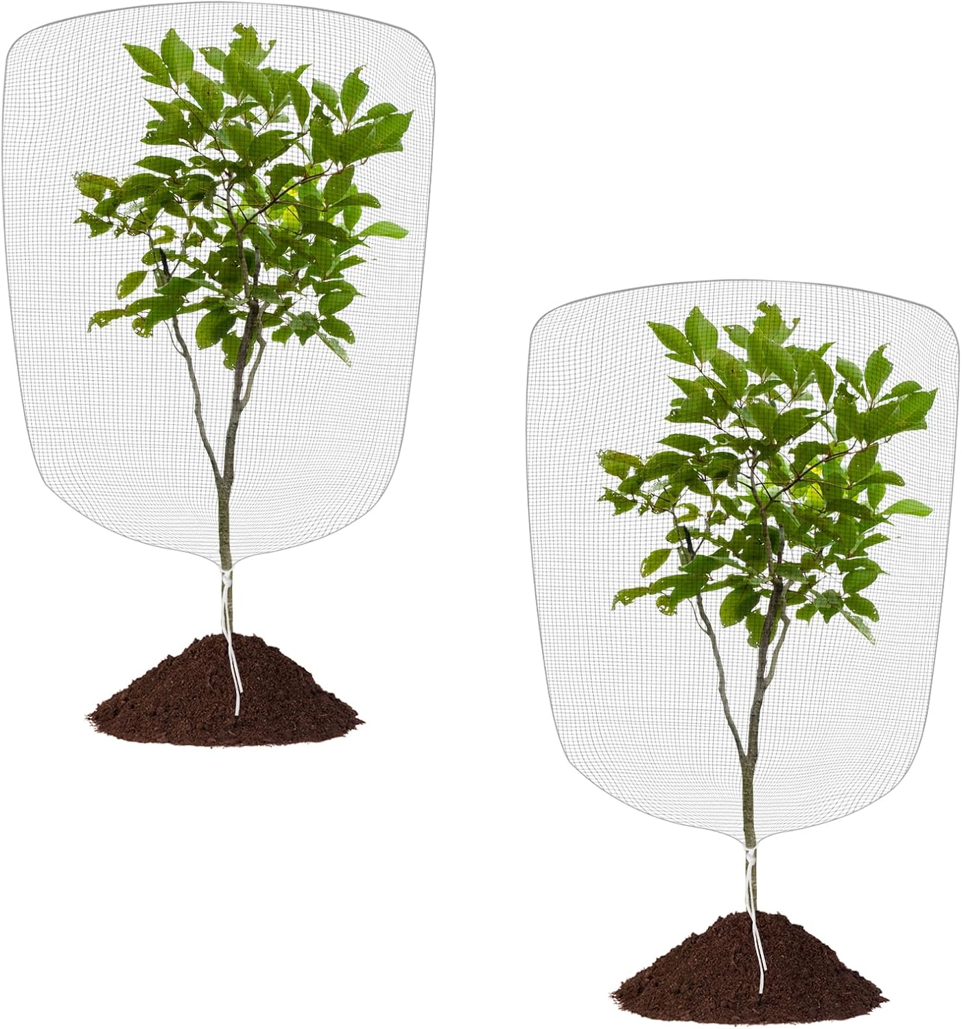 Insektennetz – 2 Stück – Weißes Polyethylen – Feinmaschenweite 1,2 Mm – Pflanzenschutz Für Garten Und Gewächshaus – 1,8 X 1,8 M