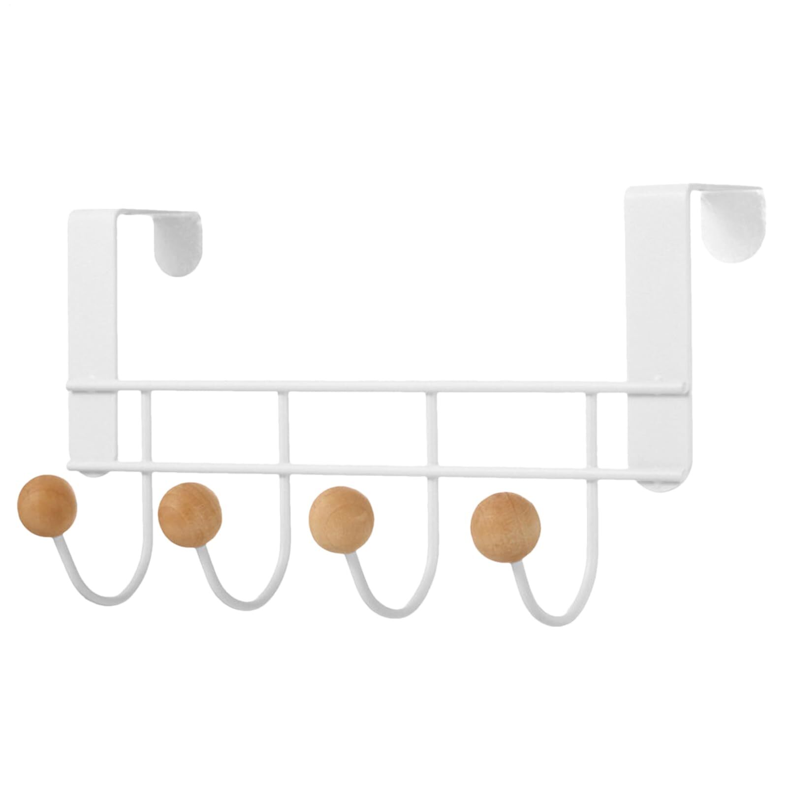 Türhaken Mit 4 Haken Stabile Und Platzsparende Türhaken Kleiderhaken Zum Anbringen Ohne Bohren Rutschfester Handtuchhalter Fürs Badezimmer