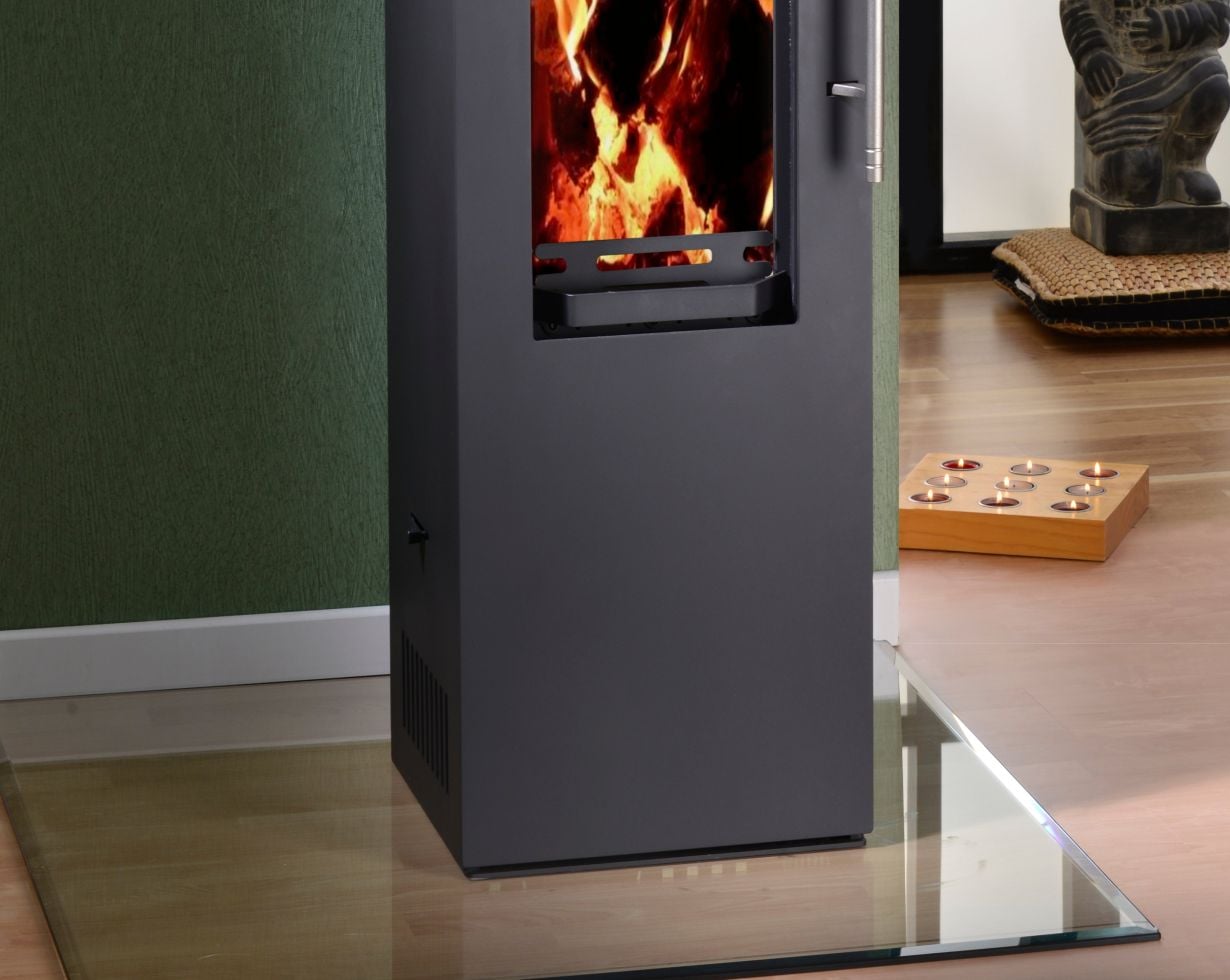 Firefix Bodenplatte Glas 120 X 100 Cm Rechteck Funkenschutzplatte Funkenschutzplatte