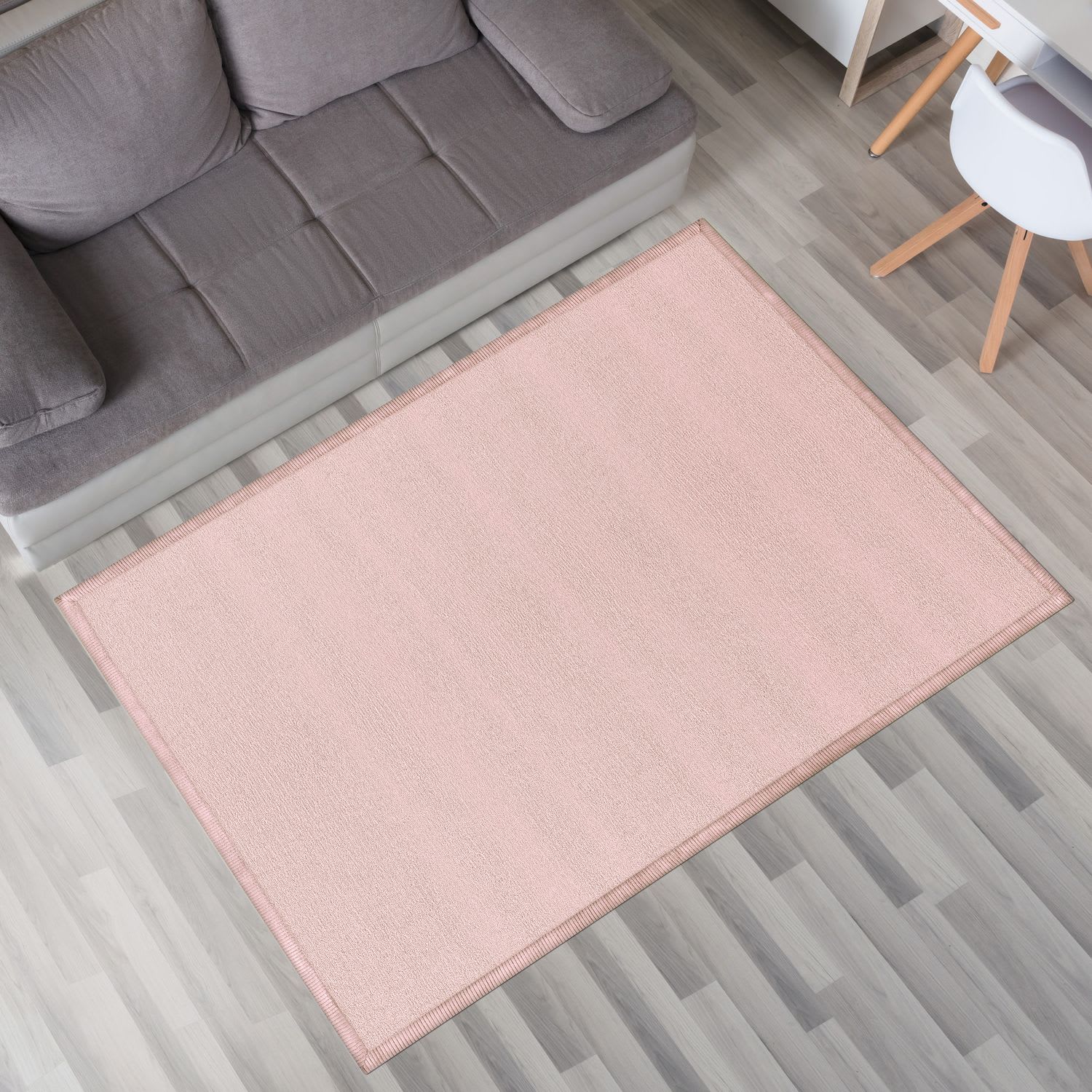 Krabbelmatte Babyzimmer Teppich Spielmatte Kinder Unifarben Rutschfest Flauschig 200 Cm X 350 Cm X 24 Mm Pink Rechteckig