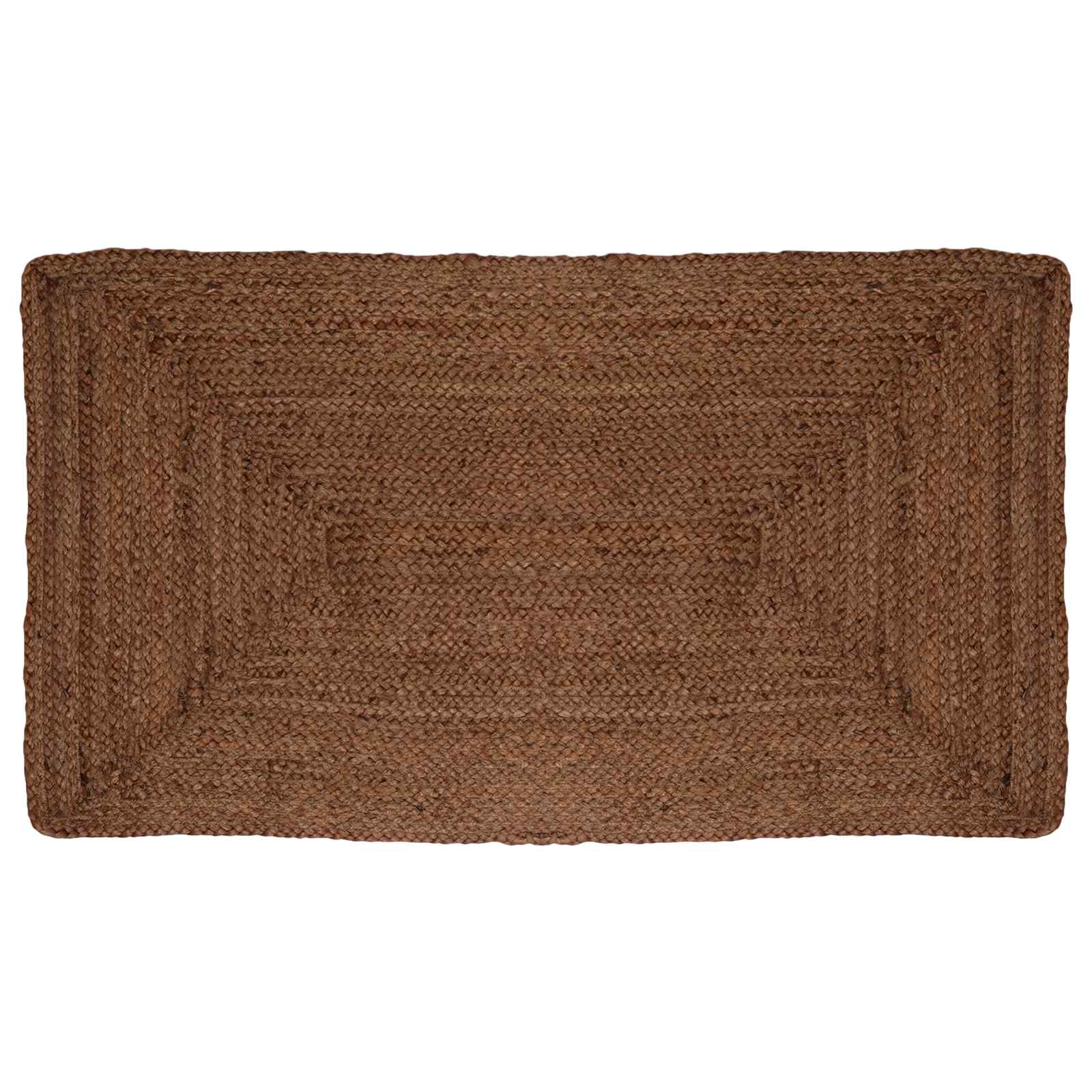 Vidaxl Area Rug Grey 60 X 110 Cm Jute