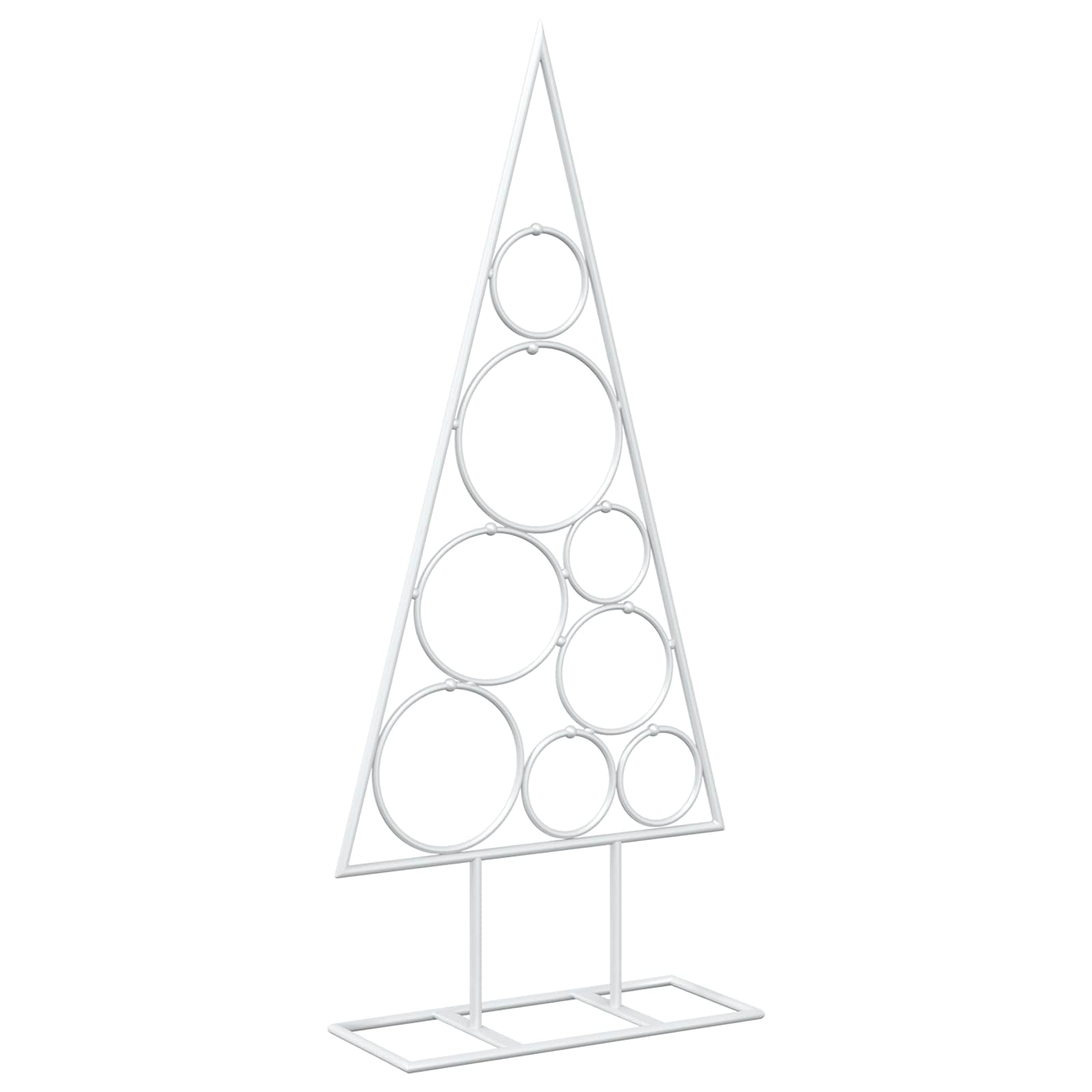 Vidaxl Metal Christmas Tree Kuopio 60 Cm Steel White
