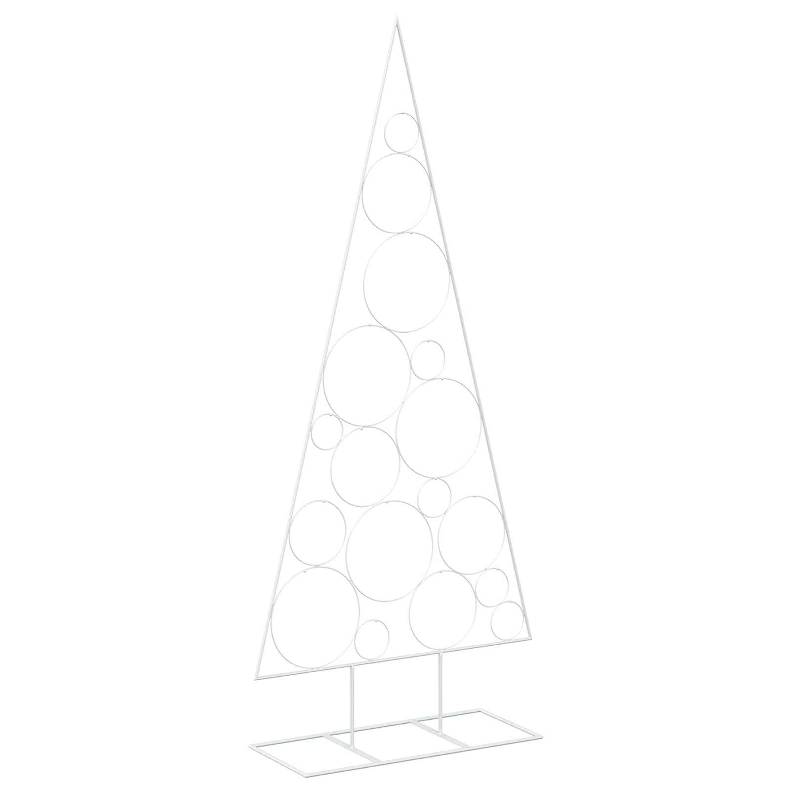 Vidaxl Metal Christmas Tree With Circle Stand Kuopio 180 Cm Steel