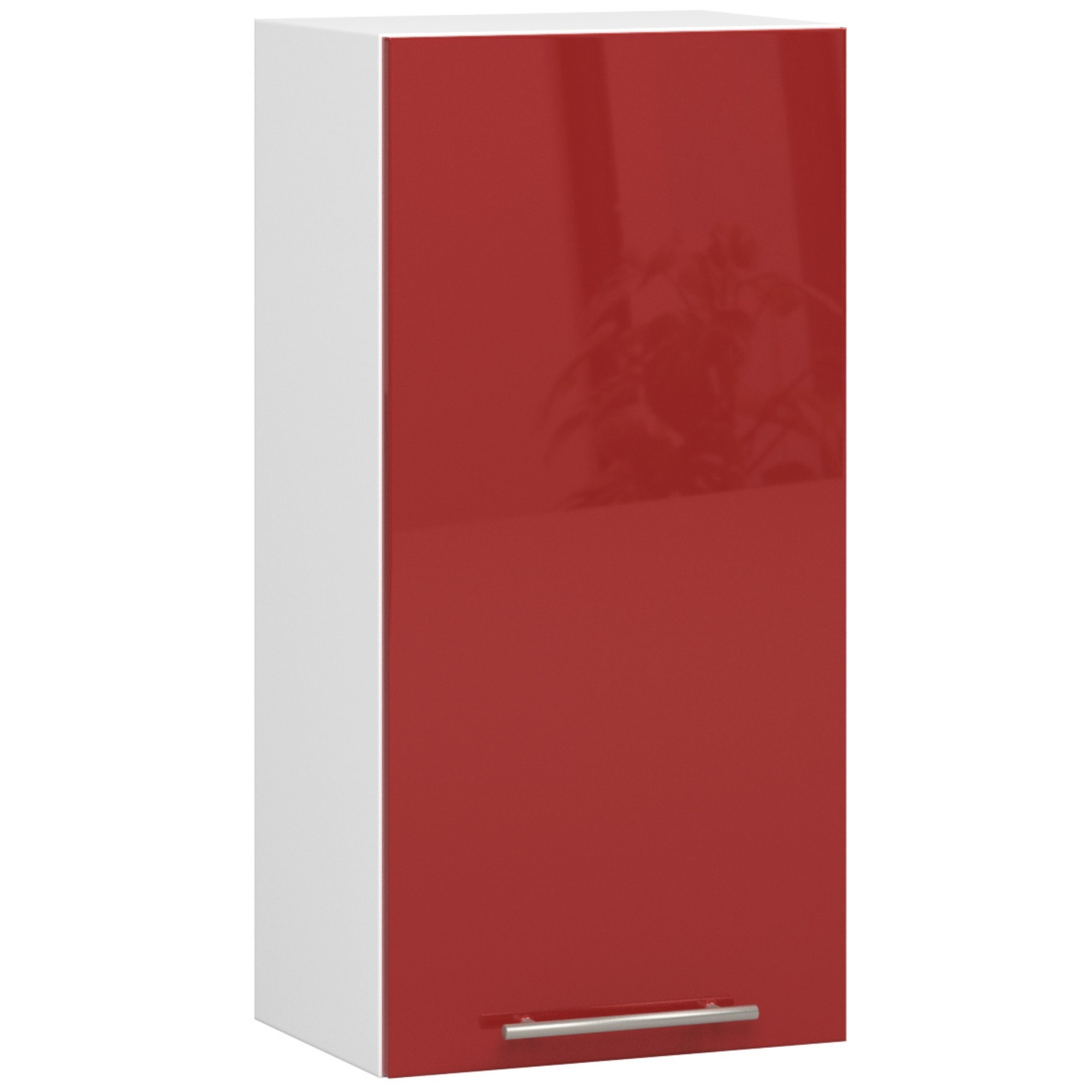 Küchenhängeschrank 40 Cm Rot Hochglanz Hängend 1 Tür Kollektion Oliwia Raumhirsch