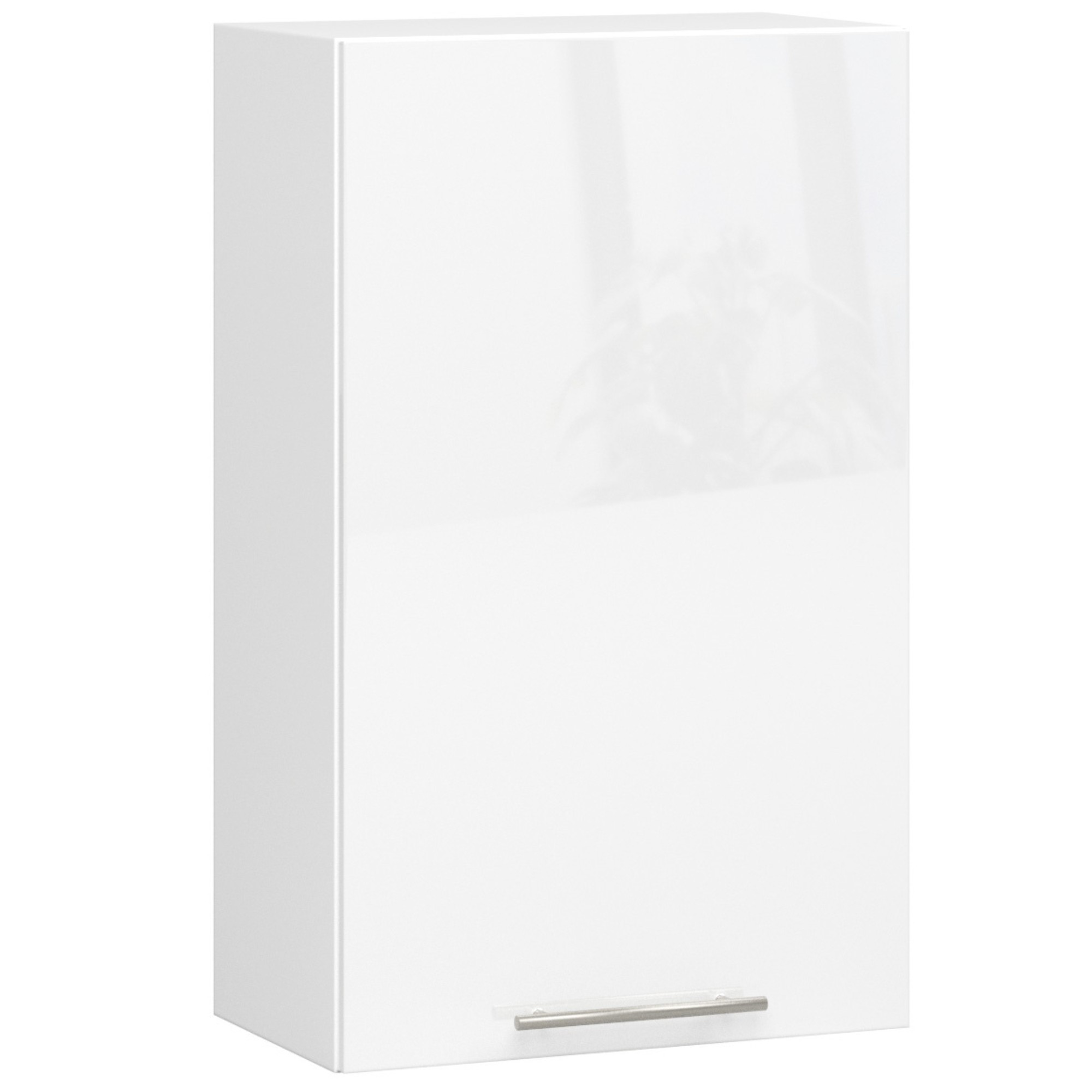 Küchenhängeschrank 50 Cm Weiß / Hochglanz Hängend 1 Tür Kollektion Oliwia Raumhirsch
