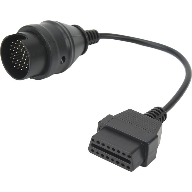 Câble Adaptateur De Diagnostic 38 Broches Vers Obd2, Fabriqué En Matériau Abs Durable, De 28 Cm De Long, Adapté Aux Mercedes-benz.